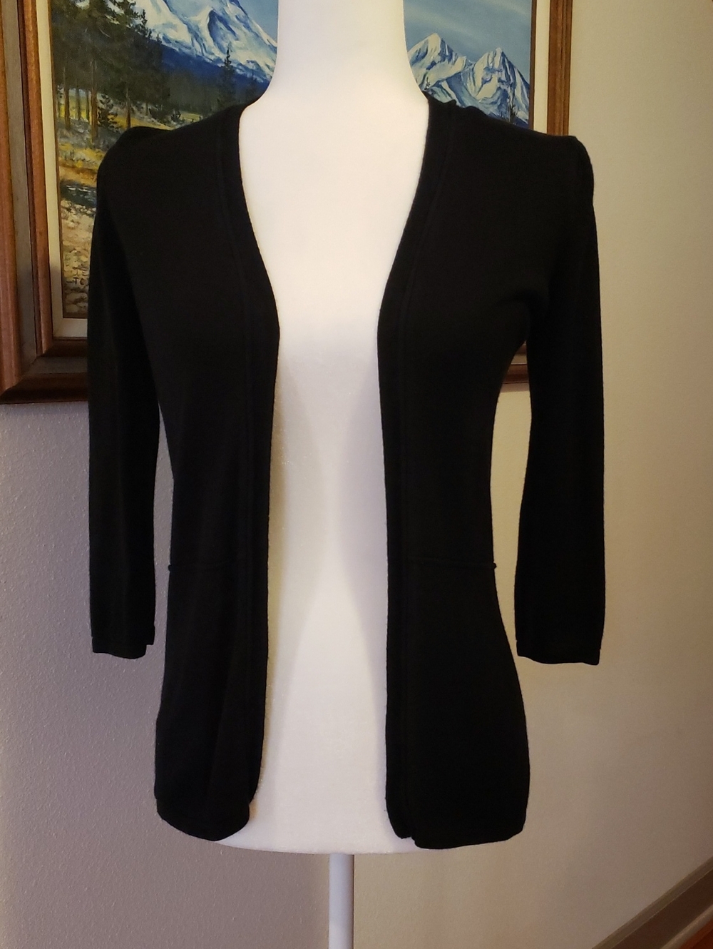 Women's Size Small Black Cardigan